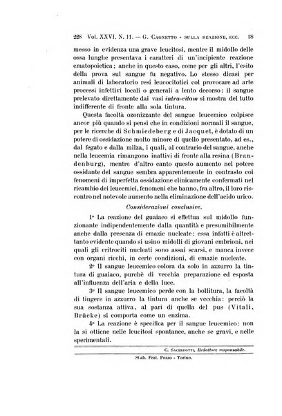 Archivio per le scienze mediche