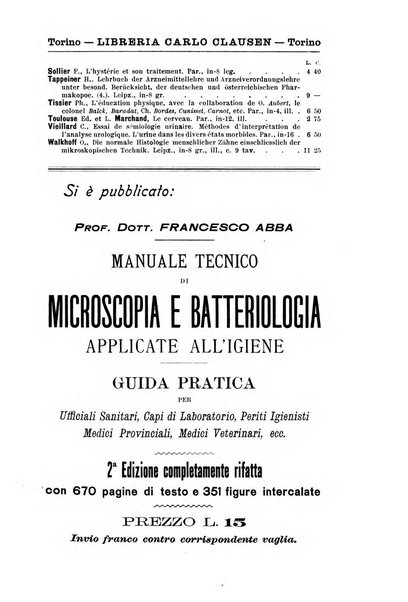 Archivio per le scienze mediche