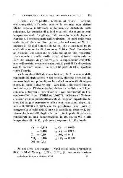 Archivio per le scienze mediche