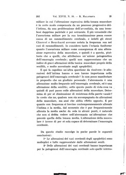 Archivio per le scienze mediche