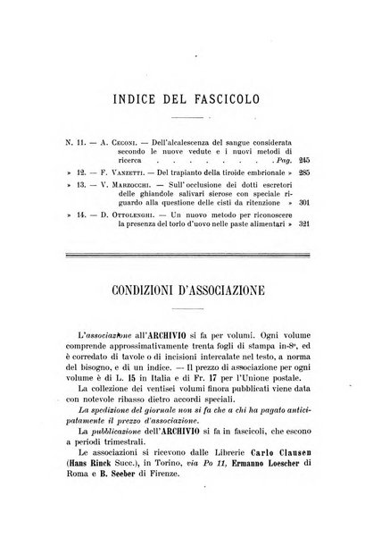 Archivio per le scienze mediche