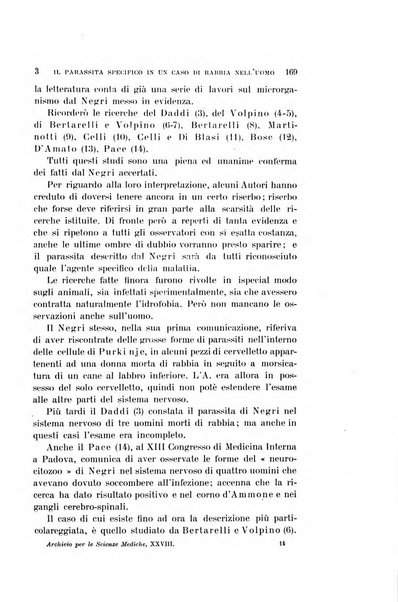 Archivio per le scienze mediche