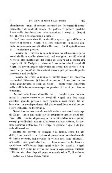 Archivio per le scienze mediche