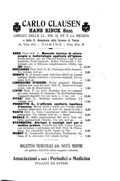 Archivio per le scienze mediche