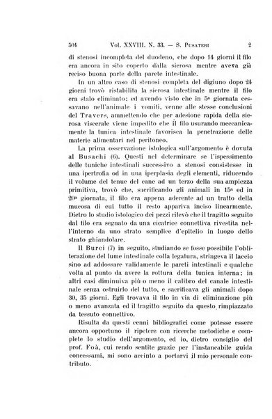 Archivio per le scienze mediche