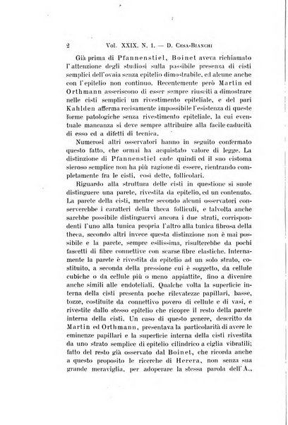 Archivio per le scienze mediche