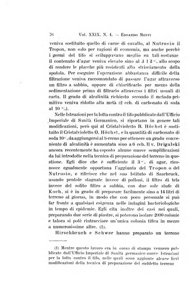 Archivio per le scienze mediche