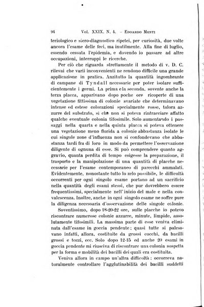 Archivio per le scienze mediche