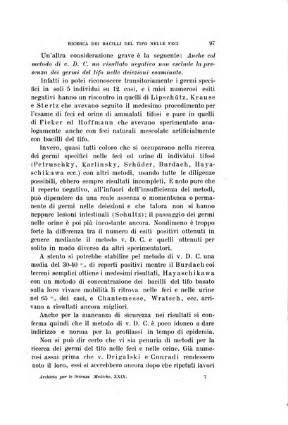 Archivio per le scienze mediche