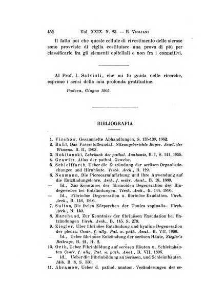 Archivio per le scienze mediche