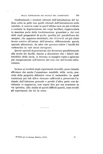 Archivio per le scienze mediche