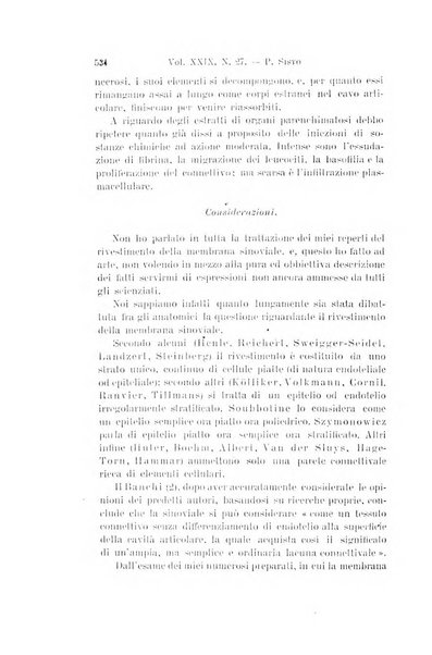 Archivio per le scienze mediche