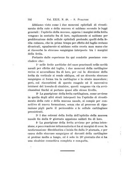 Archivio per le scienze mediche