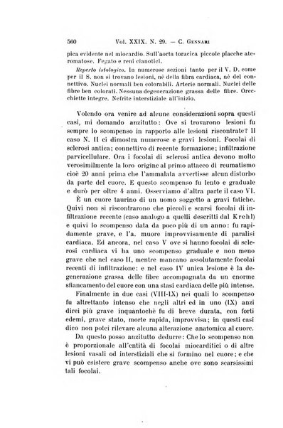 Archivio per le scienze mediche