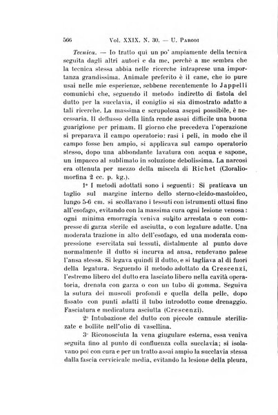 Archivio per le scienze mediche