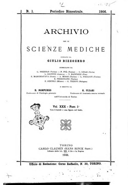 Archivio per le scienze mediche