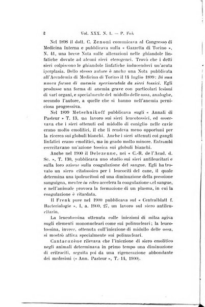 Archivio per le scienze mediche