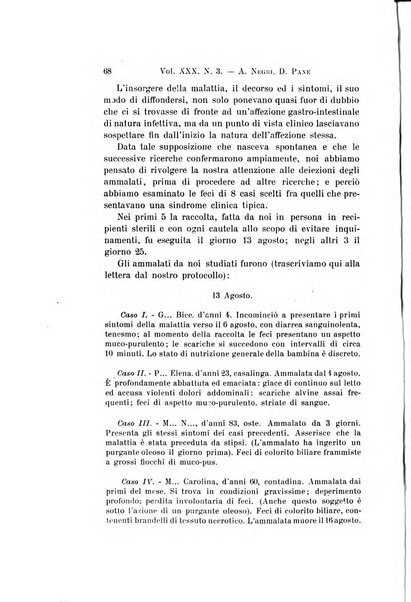 Archivio per le scienze mediche