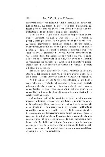 Archivio per le scienze mediche