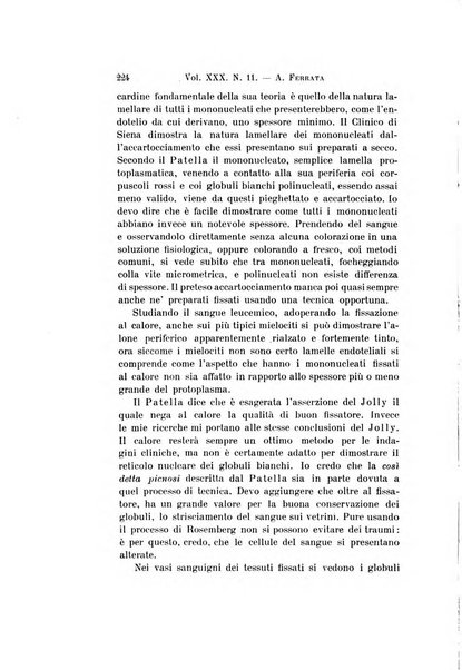 Archivio per le scienze mediche