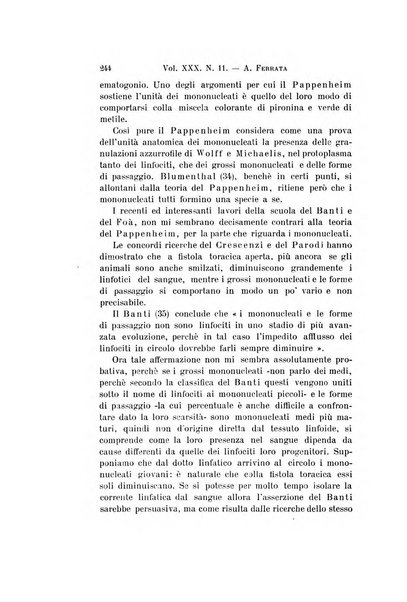 Archivio per le scienze mediche