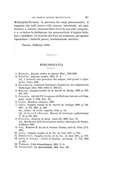 Archivio per le scienze mediche