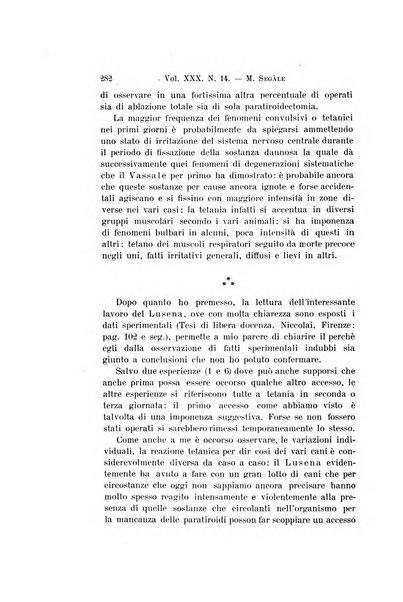 Archivio per le scienze mediche