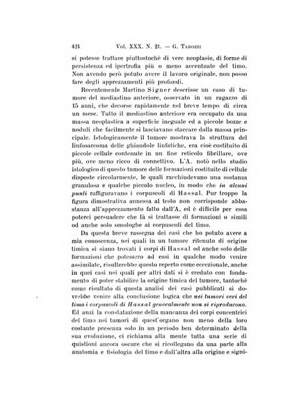 Archivio per le scienze mediche