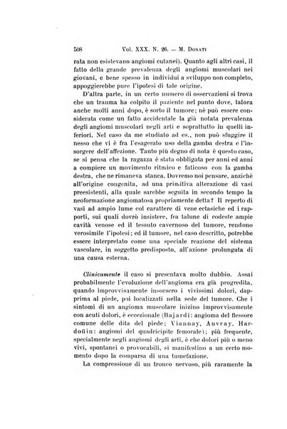 Archivio per le scienze mediche