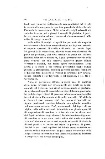 Archivio per le scienze mediche