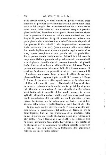 Archivio per le scienze mediche