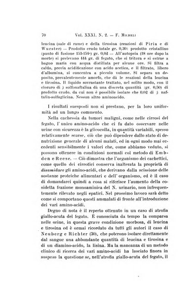 Archivio per le scienze mediche