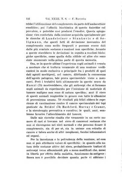 Archivio per le scienze mediche