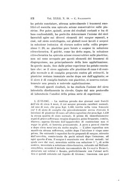 Archivio per le scienze mediche