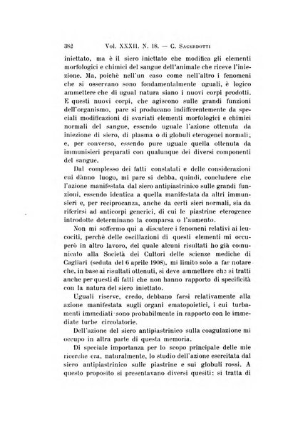 Archivio per le scienze mediche