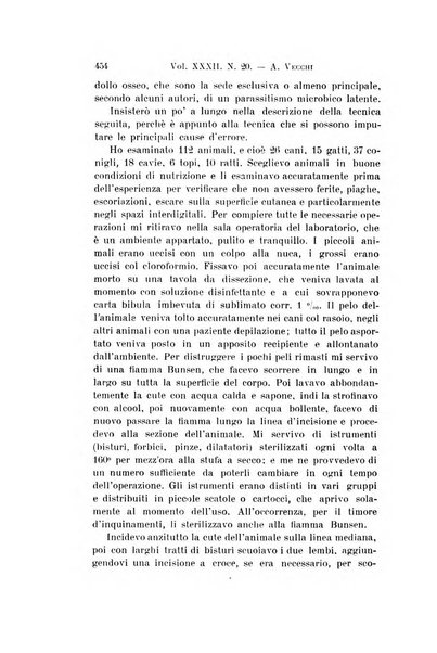 Archivio per le scienze mediche