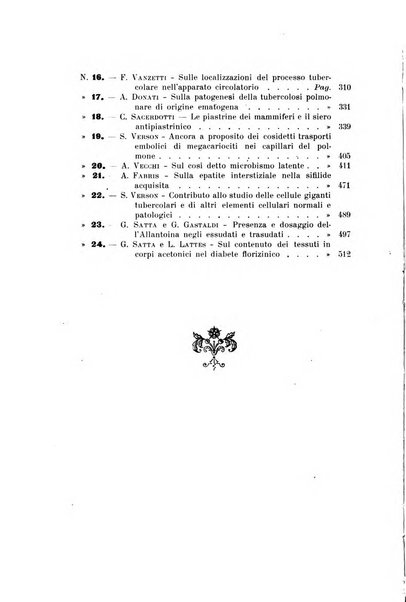 Archivio per le scienze mediche