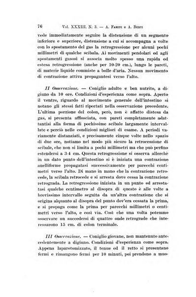 Archivio per le scienze mediche