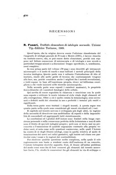 Archivio per le scienze mediche