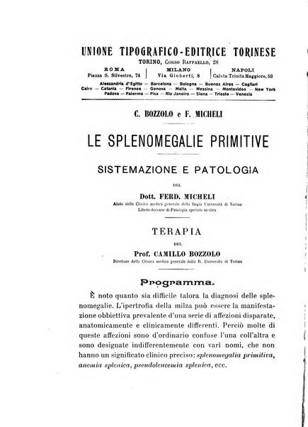 Archivio per le scienze mediche