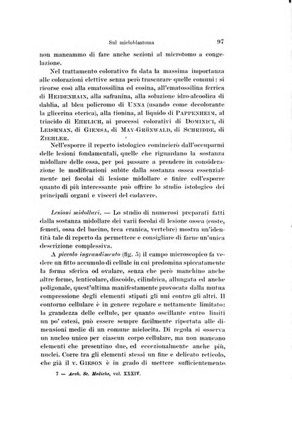 Archivio per le scienze mediche