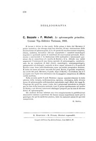 Archivio per le scienze mediche