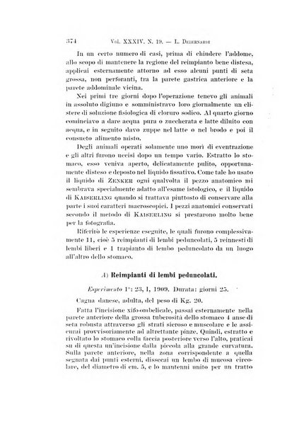 Archivio per le scienze mediche