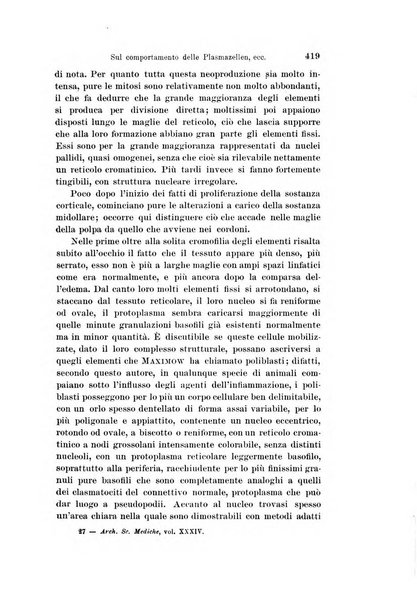 Archivio per le scienze mediche