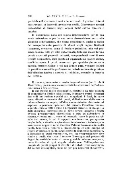 Archivio per le scienze mediche