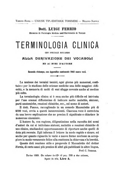 Archivio per le scienze mediche