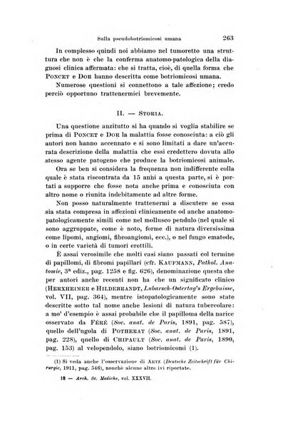 Archivio per le scienze mediche