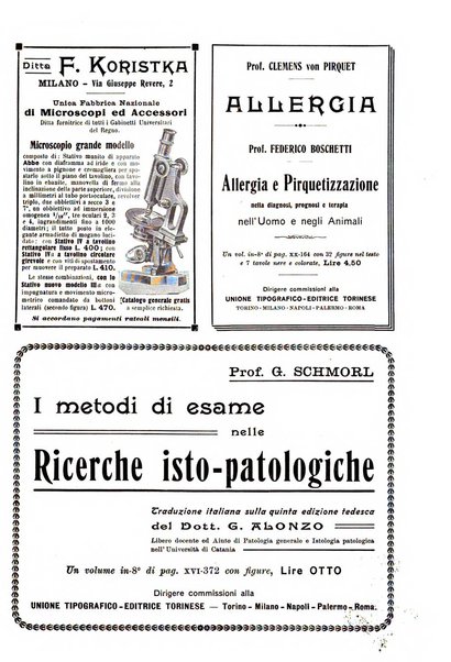 Archivio per le scienze mediche