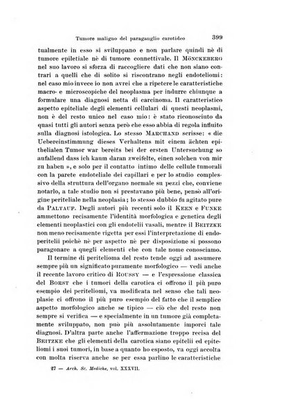 Archivio per le scienze mediche