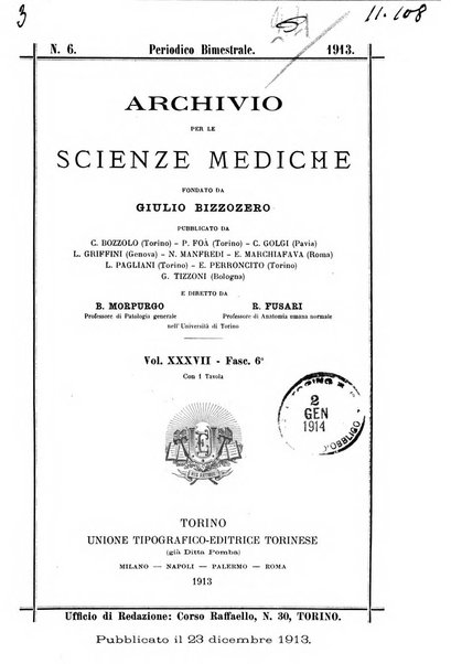 Archivio per le scienze mediche